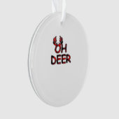 Oh Deer Clean Layout Ornament (Vorderseite)