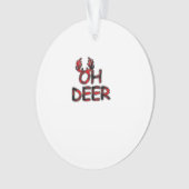 Oh Deer Clean Layout Ornament (Vorderseite)