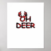 Oh Deer Clean Layout Poster (Vorne)