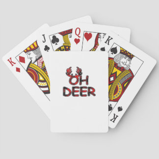 Oh Deer Clean Layout Spielkarten