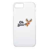 Oh Deer Clean Minimal Seeing Case-Mate iPhone Hülle (Rückseite)