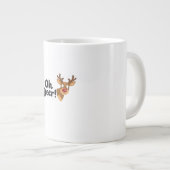 Oh Deer Clean Minimal Seeing Jumbo-Tasse (Vorderseite Rechts)