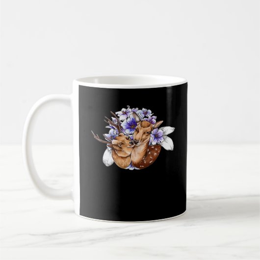 Oh Deer Clean Minimal Style Kaffeetasse (Links)
