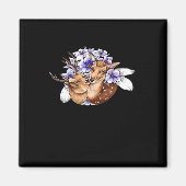 Oh Deer Clean Minimal Style  Magnet (Vorne)