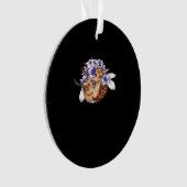 Oh Deer Clean Minimal Style Ornament (Vorderseite)