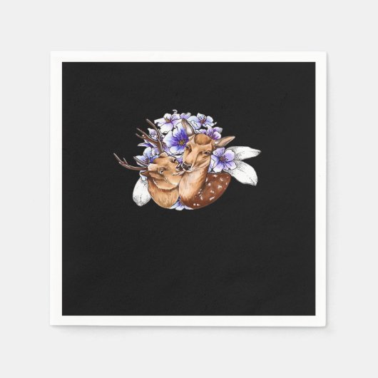 Oh Deer Clean Minimal Style  Serviette (Vorderseite)