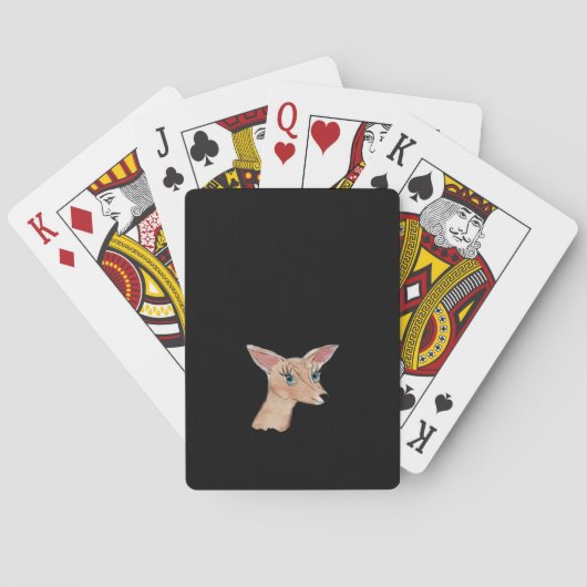 Oh Deer Clean Modern Spielkarten (Rückseite)