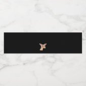 Oh Deer Clean Modern Wasserflaschenetikett (Einzelnes Label)