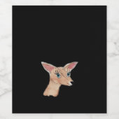 Oh Deer Clean Modern Weinetikett (Einzelnes Label)