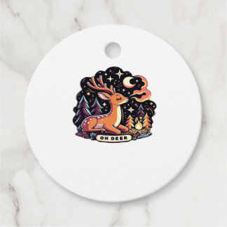 Oh Deer Contemporary Graphic Vibe Geschenkanhänger