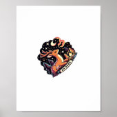 Oh Deer Contemporary Graphic Vibe  Poster (Vorne)