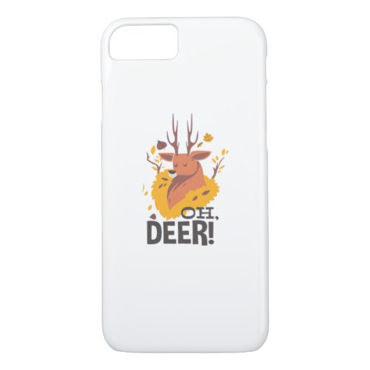 Oh Deer Contemporary Minimal Look  Case-Mate iPhone Hülle (Rückseite)