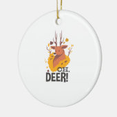 Oh Deer Contemporary Minimal Look Keramik Ornament (Links)