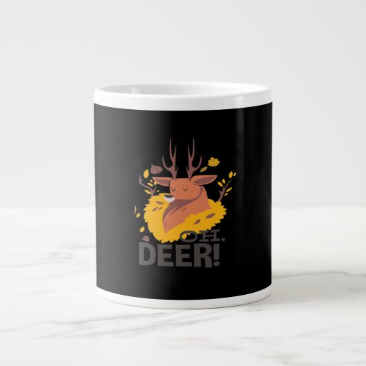 Oh Deer Creative Design  Jumbo-Tasse (Vorderseite)