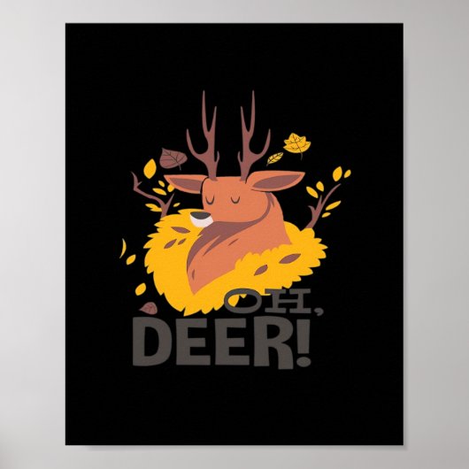 Oh Deer Creative Design Poster (Vorne)