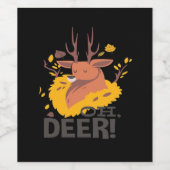 Oh Deer Creative Design Weinetikett (Einzelnes Label)