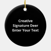 Oh Deer Creative Signature Design Keramik Ornament (Hinten)