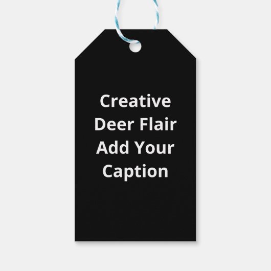 Oh Deer Creative Style Geschenkanhänger (Rückseite)