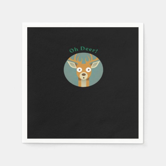 Oh Deer Creative Style Serviette (Vorderseite)