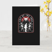 Oh Deer Cult Of The Tree Artistic Style Karte (Gelbe Blume)