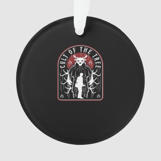 Oh Deer Cult Of The Tree Artistic Style Ornament (Vorderseite)