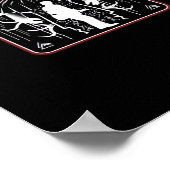 Oh Deer Cult Of The Tree Artistic Style  Poster (Ecke)