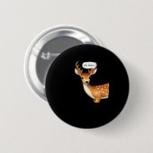 Oh Deer Cute Punny Deer Saying Whimsical Quote Button (Vorne & Hinten)