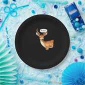 Oh Deer Cute Punny Deer Saying Whimsical Quote Pappteller (Party)