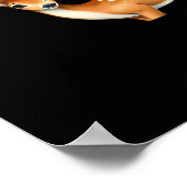 Oh Deer Cute Punny Deer Saying Whimsical Quote Poster (Ecke)