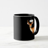Oh Deer Cute Punny Deer Saying Whimsical Quote Tasse (VorderseiteRechts)