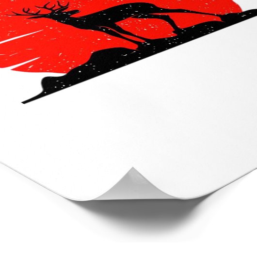 Oh Deer Cute Style  Poster (Ecke)