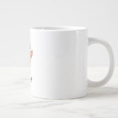 Oh Deer Deer Love Save The Deer Creative Design  Jumbo-Tasse (Rechts)