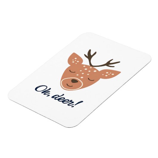 Oh Deer Deer Love Save The Deer Creative Design  Magnet (Linke Seite)