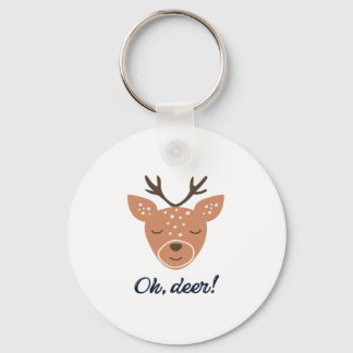 Oh Deer Deer Love Save The Deer Creative DKeychain Schlüsselanhänger