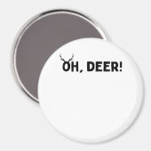 Oh Deer Einfache Ästhetik Magnet (Vorderseite/Rückseite)