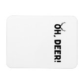 Oh Deer Einfache Ästhetik Magnet (Horizontal)