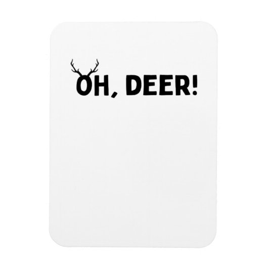 Oh Deer Einfache Ästhetik Magnet (Vertikal)