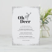 Oh Deer Einladung (Stehend Vorderseite)