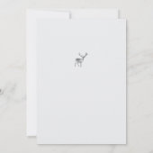 Oh Deer Einladung (Rückseite)