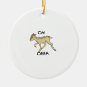 Oh Deer Elegant Timeless Style Ornament (Vorne)