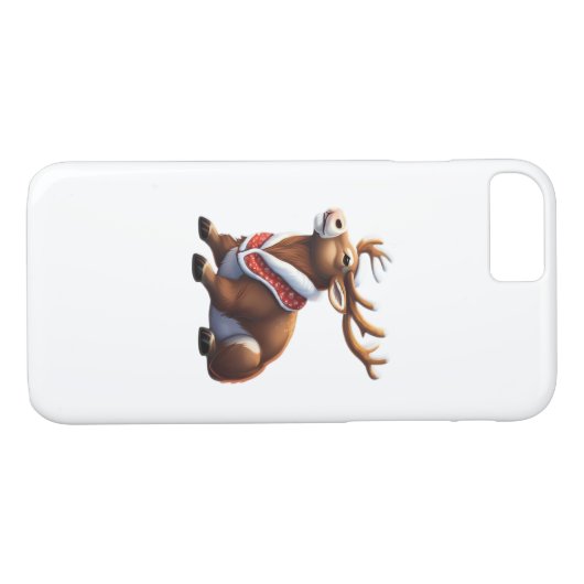 Oh Deer Energetic Modern Design Case-Mate iPhone Hülle (Rückseite (Horizontal))
