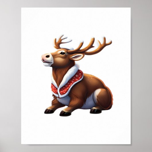 Oh Deer Energetic Modern Design Poster (Vorne)