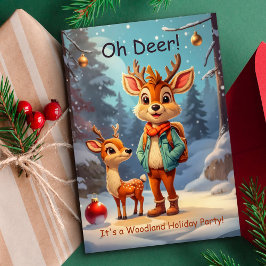 Oh, Deer! Es ist ein Woodland-Party Weihnachten
