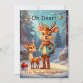Oh, Deer! Es ist ein Woodland-Party Weihnachten (Vorderseite)