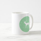 Oh Deer, es ist Weihnachten [grün] - Tasse (VorderseiteRechts)