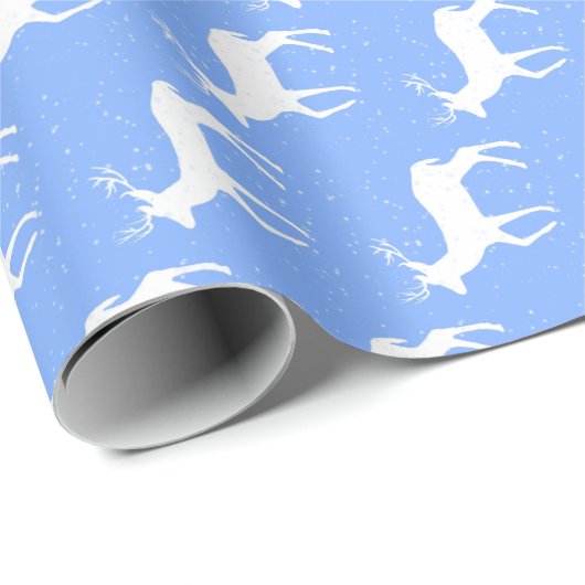 Oh, Deer, es ist Weihnachten - Wrapping Paper Geschenkpapier (Rolleneckpunkt)