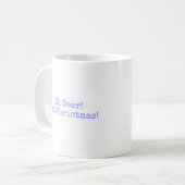 Oh Deer, es ist Weihnachts-Tasse Kaffeetasse (Vorderseite Links)