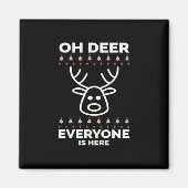 Oh Deer Everyone Is Here Modern Style Magnet (Vorne)