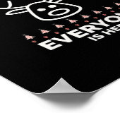 Oh Deer Everyone Is Here Modern Style  Poster (Ecke)