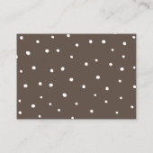 Oh Deer Fall Babydusche Anfrage Begleitkarte (Rückseite)